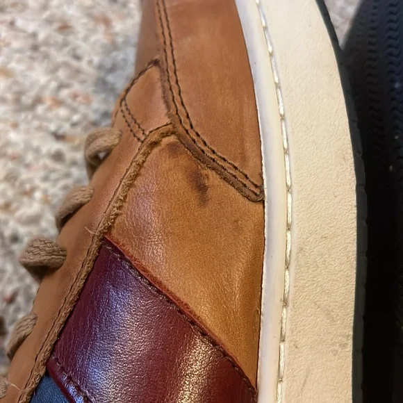 Men’s Pikolinos Corinto Brown Leather Sneakers Size 42 - Picture 10 of 15